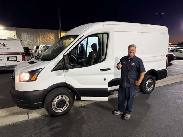 Inside Car Guys customer with their new car