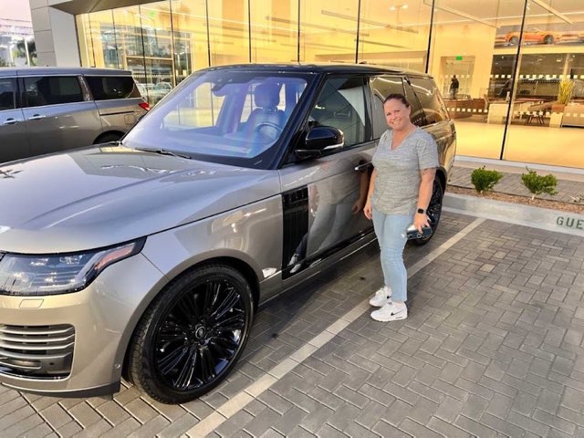 Inside Car Guys customer with their new car