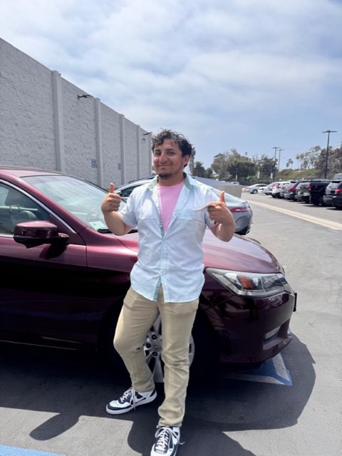 Inside Car Guys customer with their new car