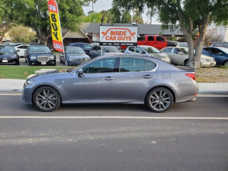 Inside Car Guys sign and lot at 1282 Newbury Rd, Newbury Park